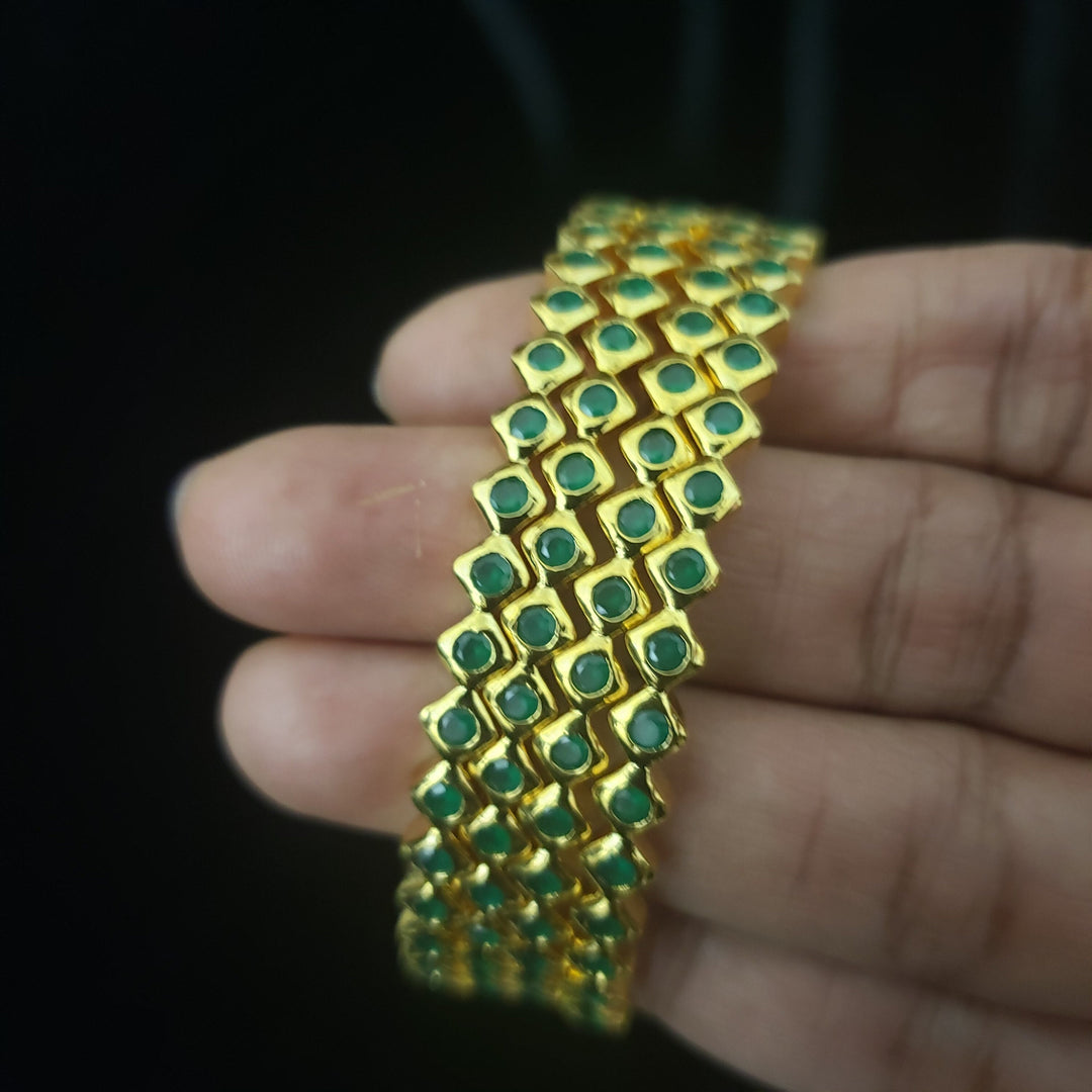 Green 4 Bangle set