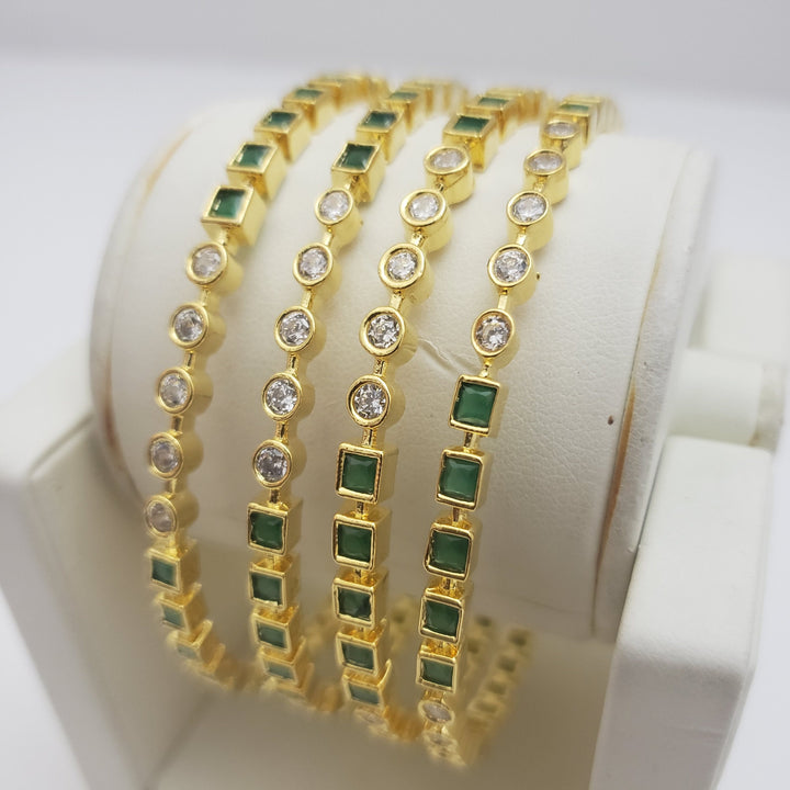 gREEN 4 Bangle set