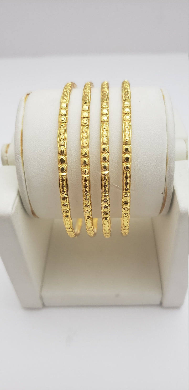 Gold covering Bangles- 21212