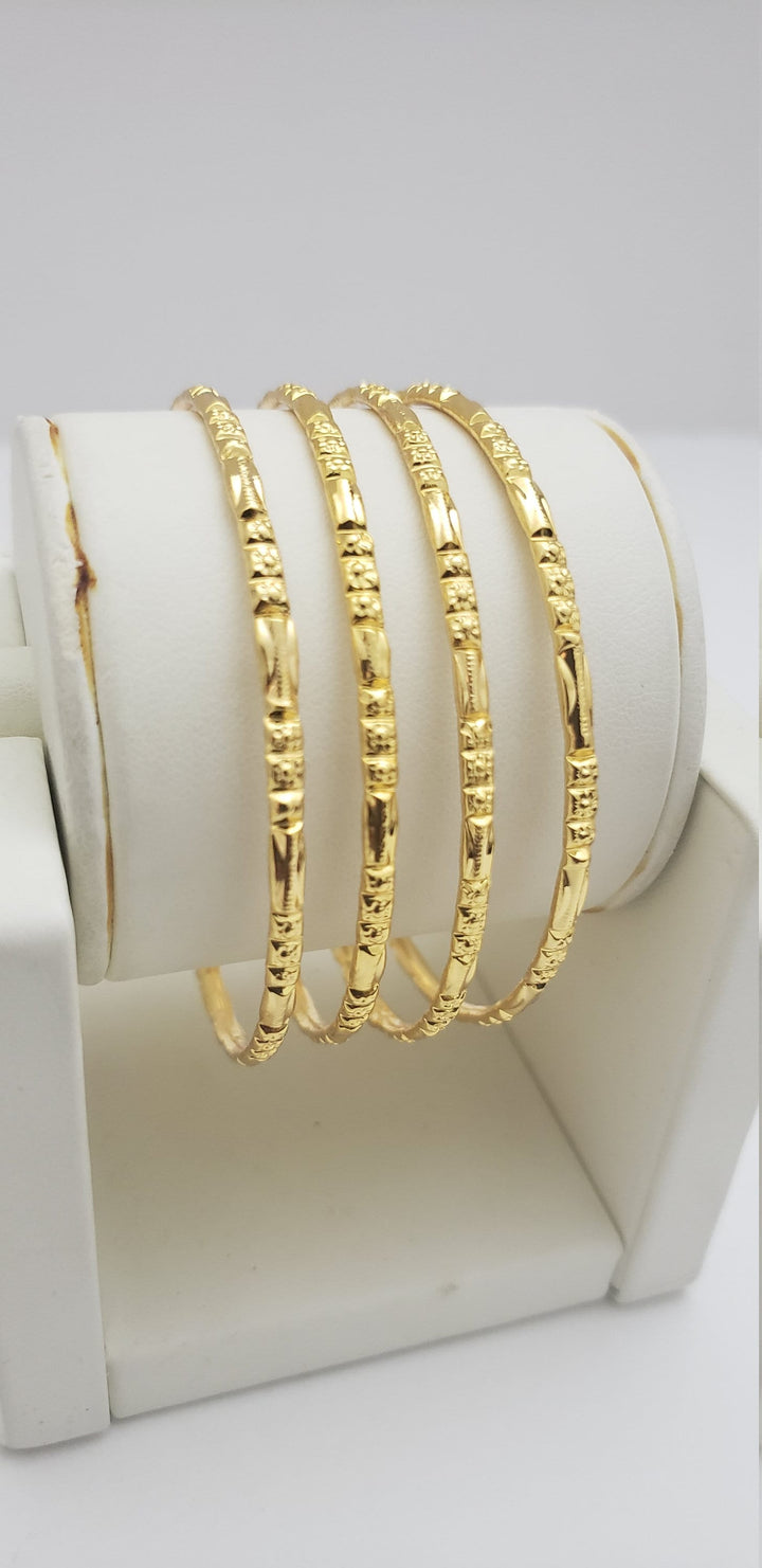 Gold covering Bangles Set