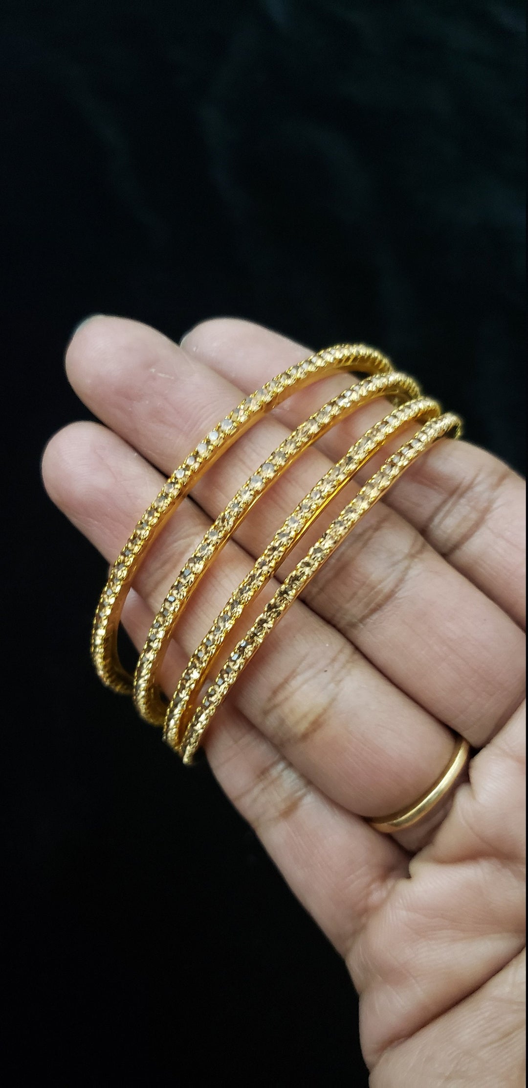 Honey color Bangles Set