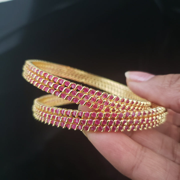 Ruby Bangles Set