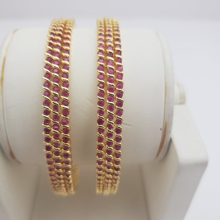 Ruby Bangles Set