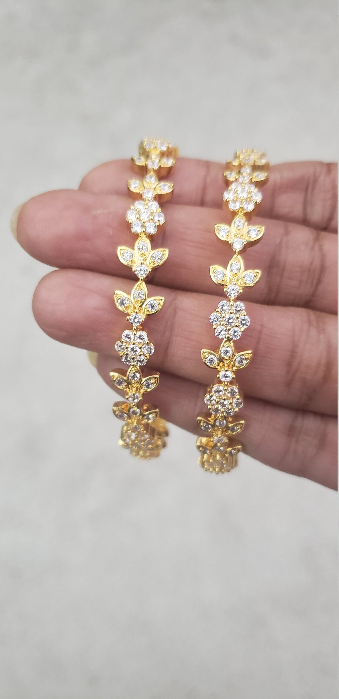 cz 2 Bangle set