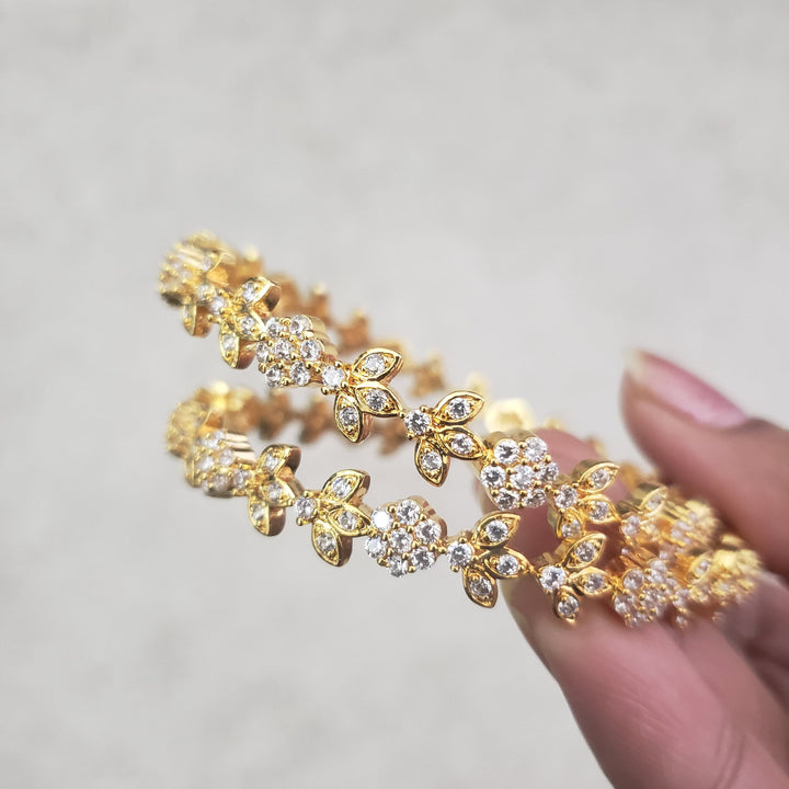 cz 2 Bangle set