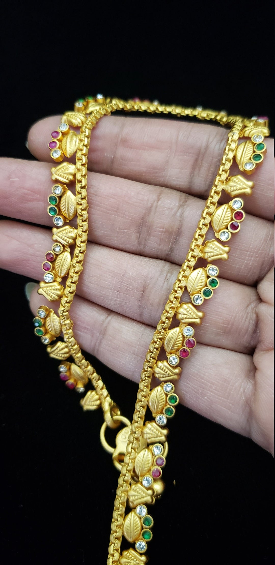 Gold covering Anklets