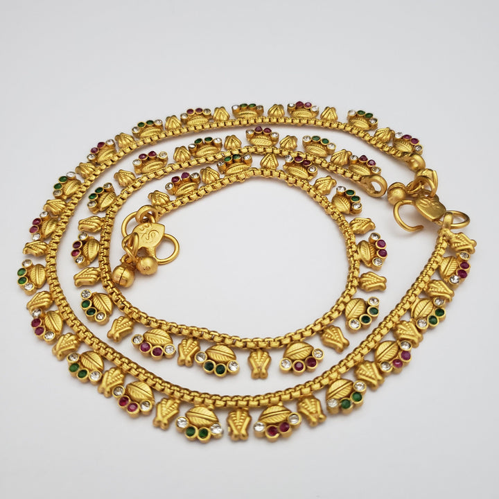 Gold covering Anklets