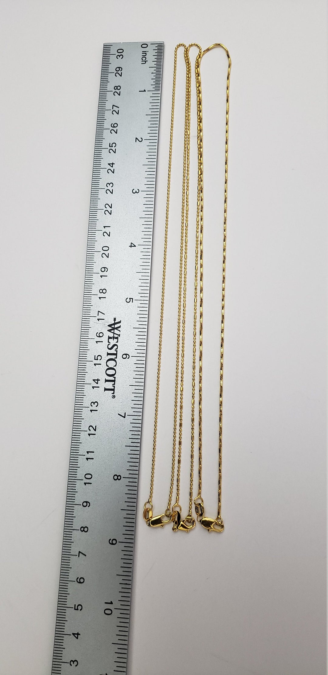 Thin Gold covering chain