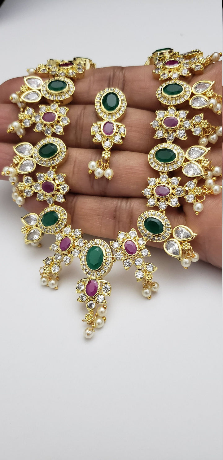 ruby and emerald SET
