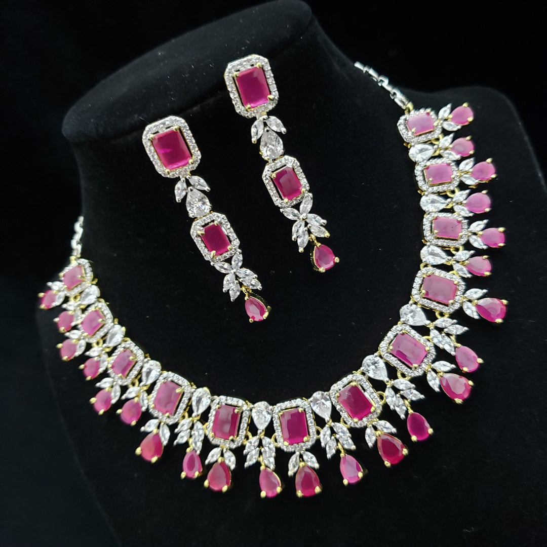 Pink Stone Necklace