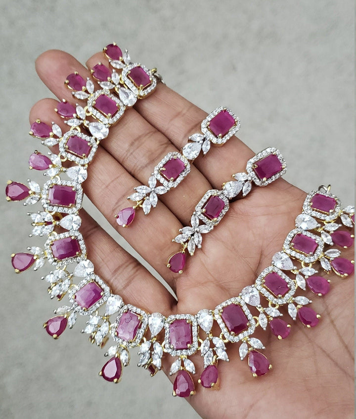 Pink Stone Necklace