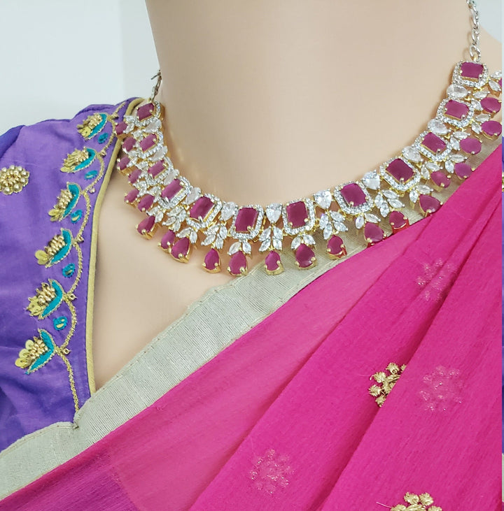 Pink Stone Necklace