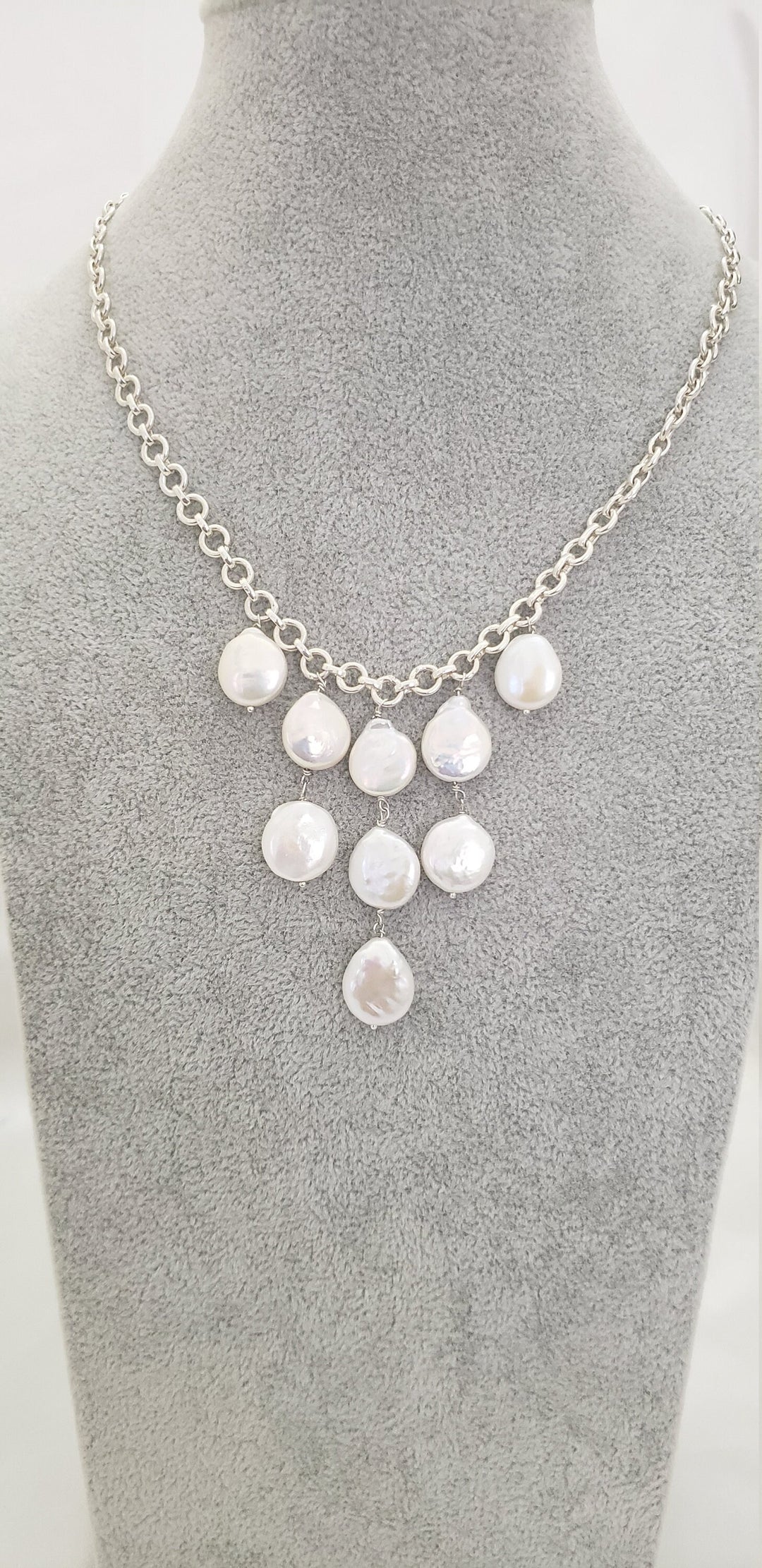 14mm Coin Pearls Necklace