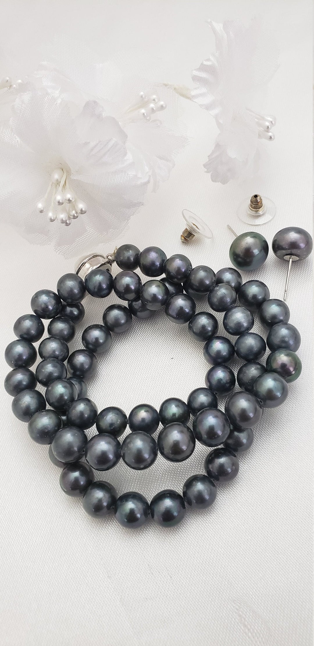 Gray Freshwater Pearls