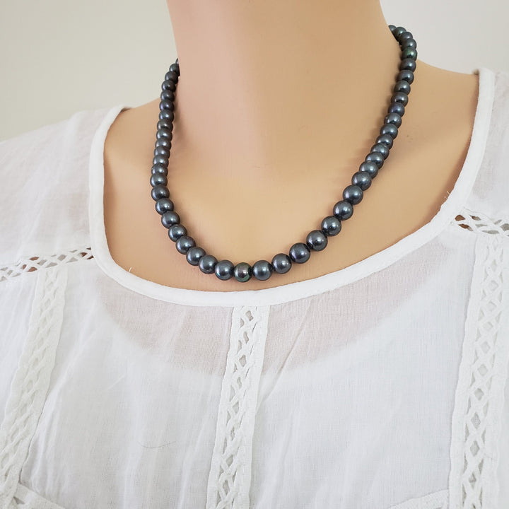 Gray Freshwater Pearls