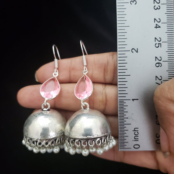 German silver plain jumka