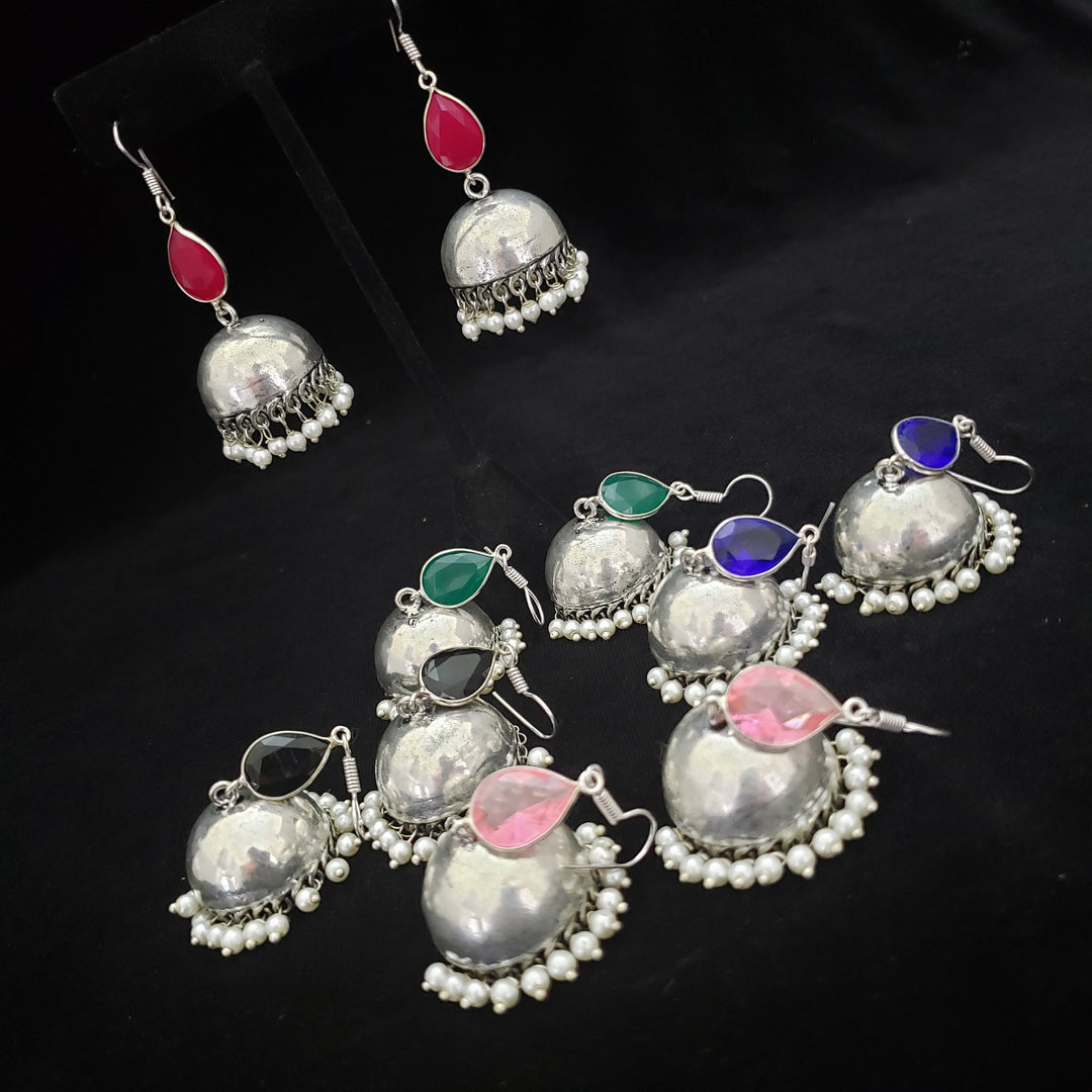 German silver plain jumka