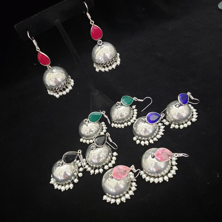 German silver plain jumka