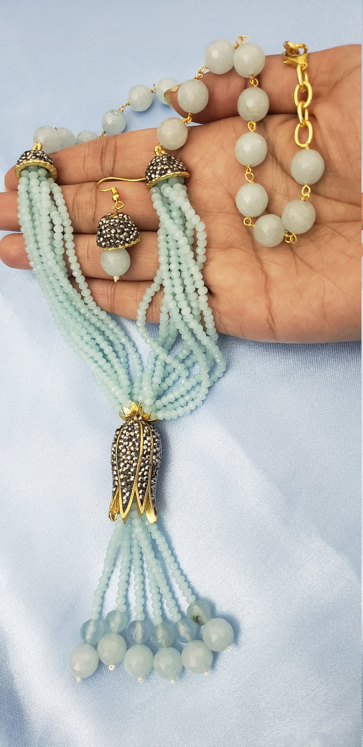 beads Long necklace