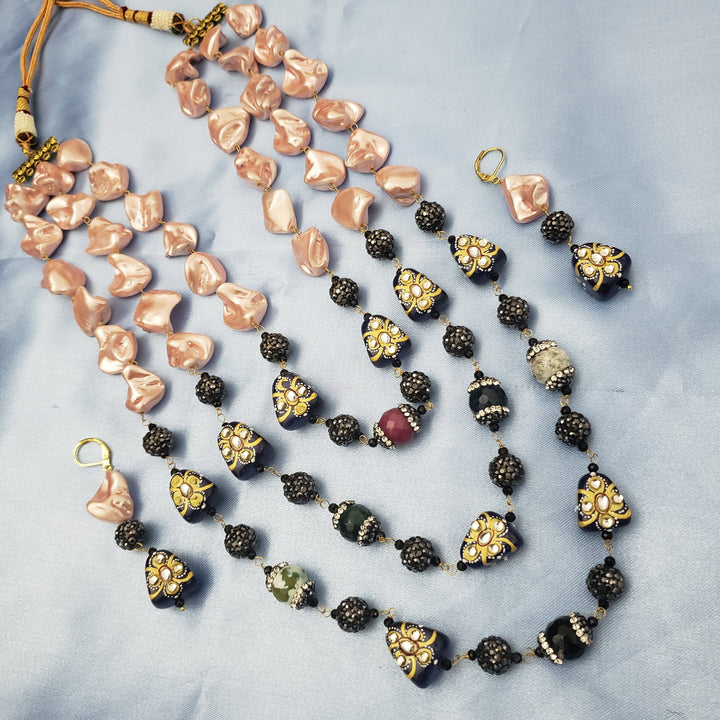 3 layer Beads necklace