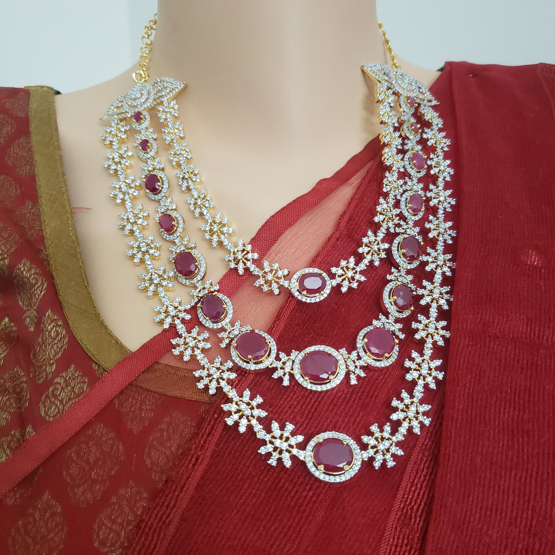 Cubic Zircon Ruby Jewelry