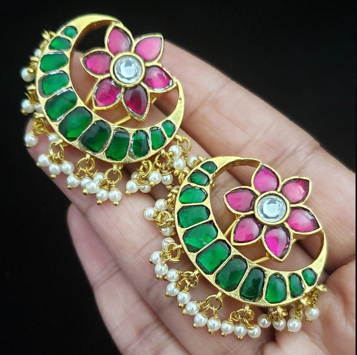 Brass Kundan Necklace