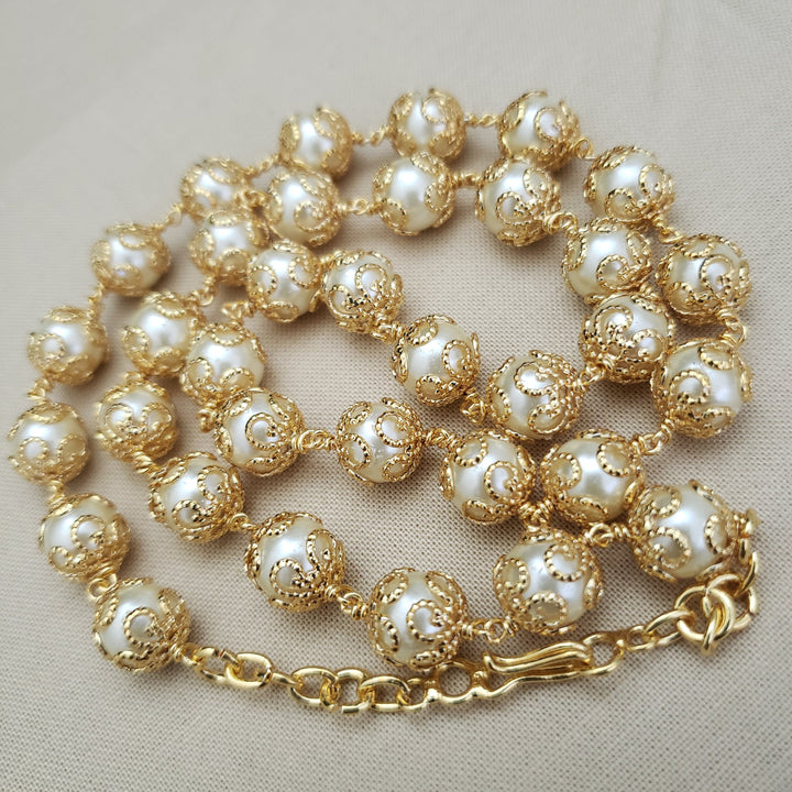 8mm Pearls necklace