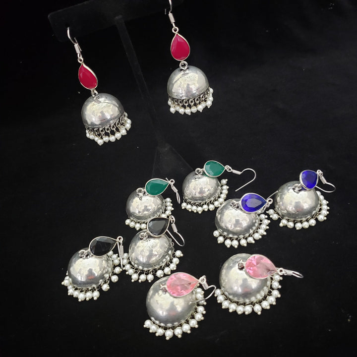 German silver plain jumka