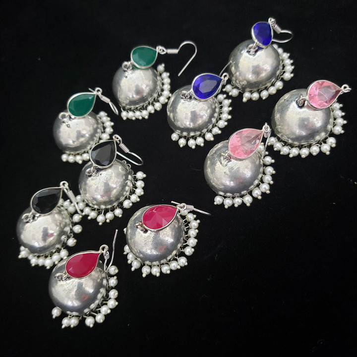 German silver plain jumka