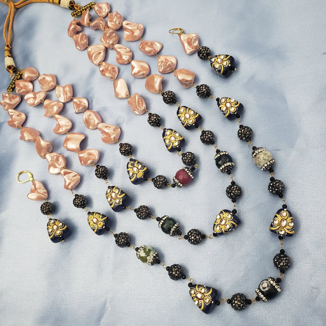 3 layer Beads necklace