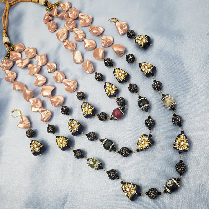 3 layer Beads necklace