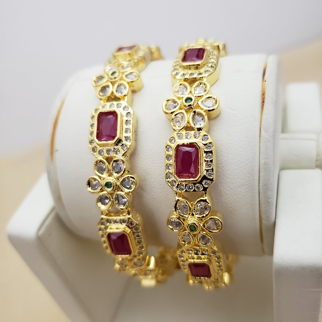 Semiprecious Ruby Bangle
