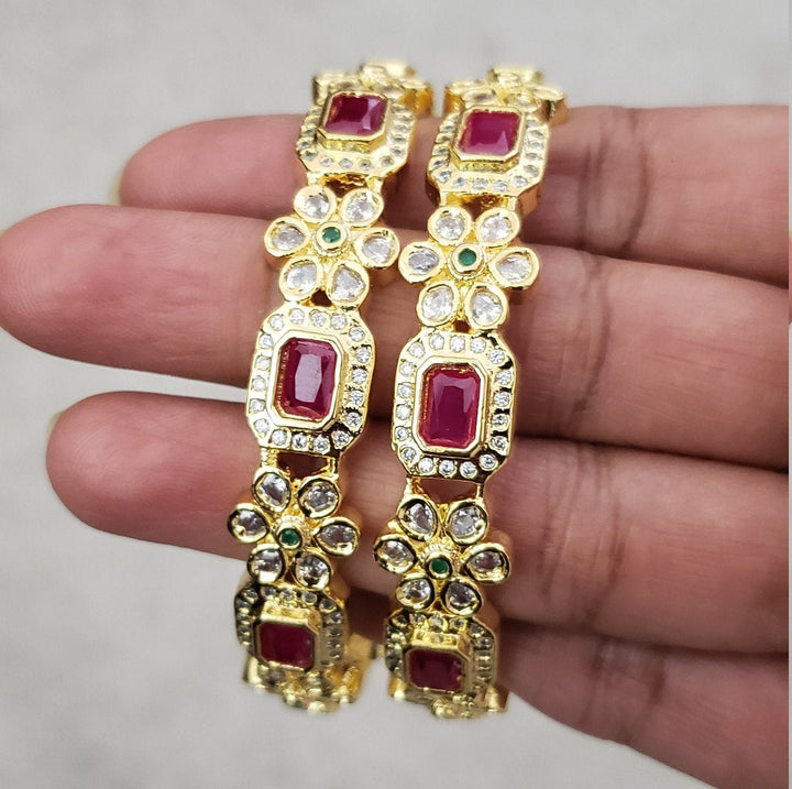 Semiprecious Ruby Bangle