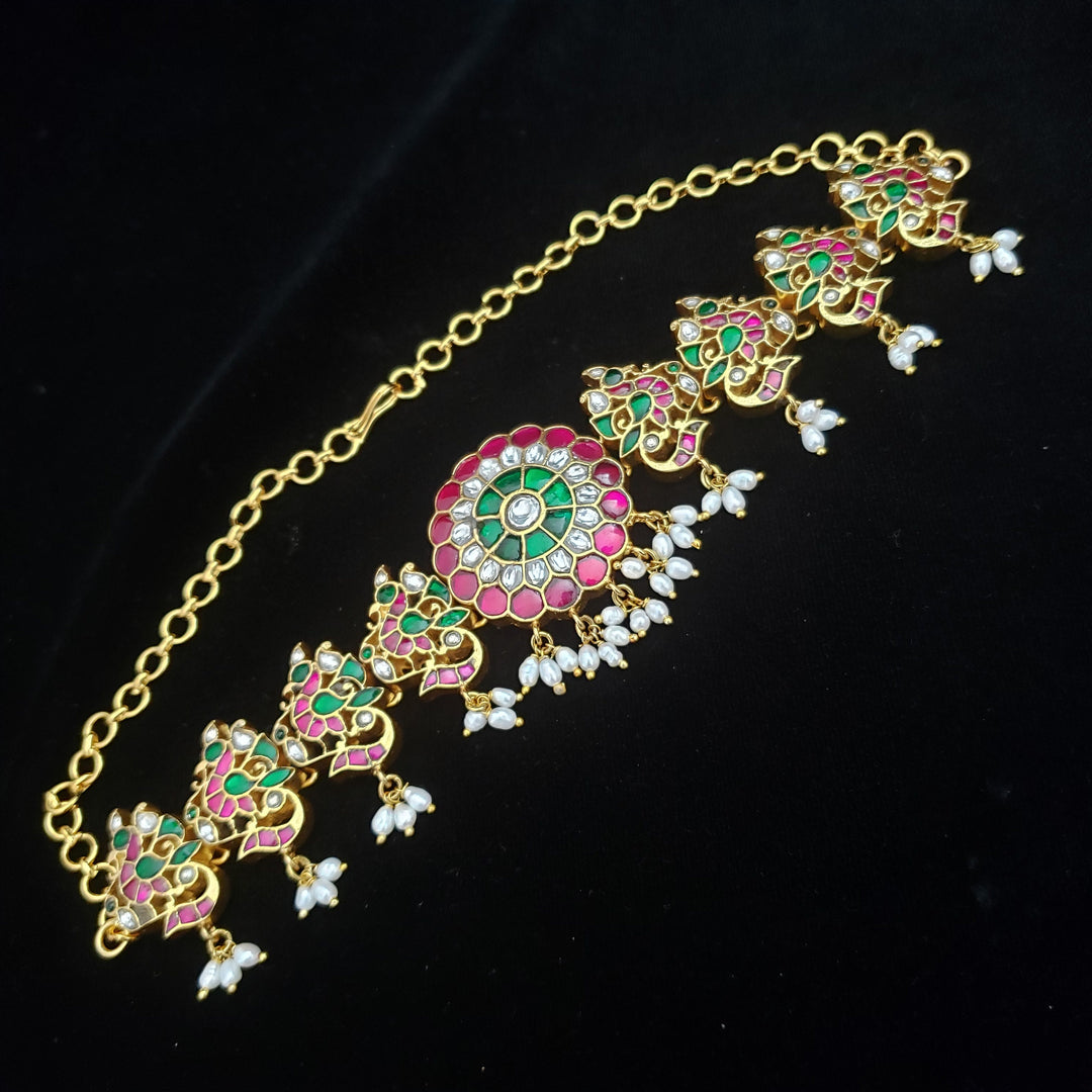 Brass Kundan Necklace