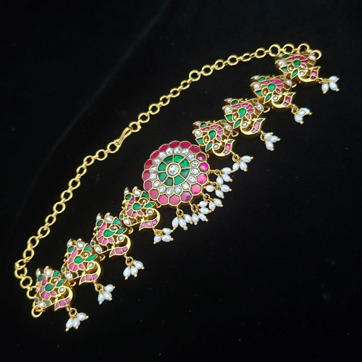 Brass Kundan Necklace