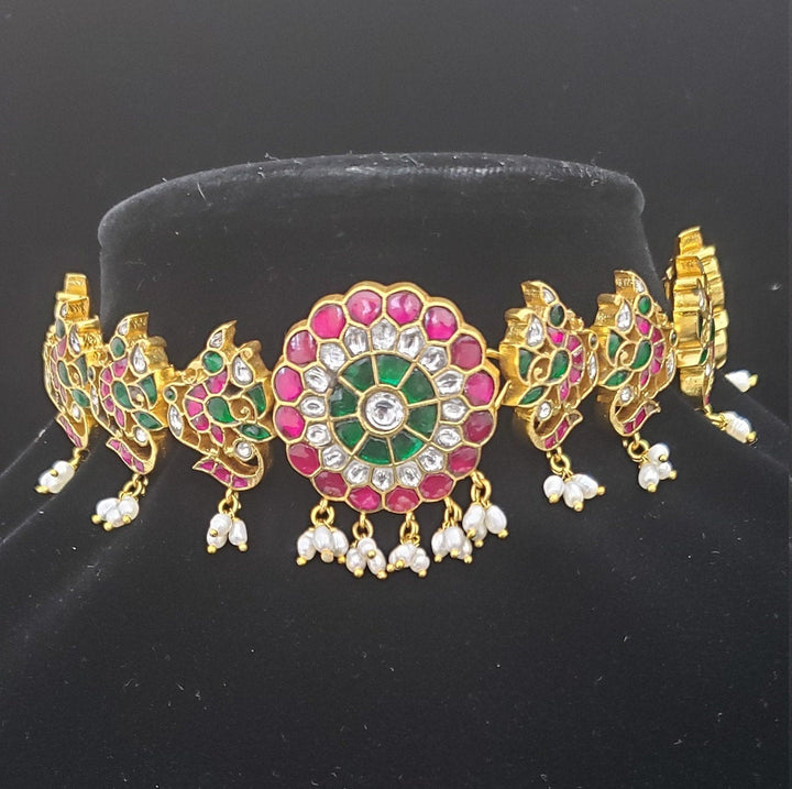 Brass Kundan Necklace