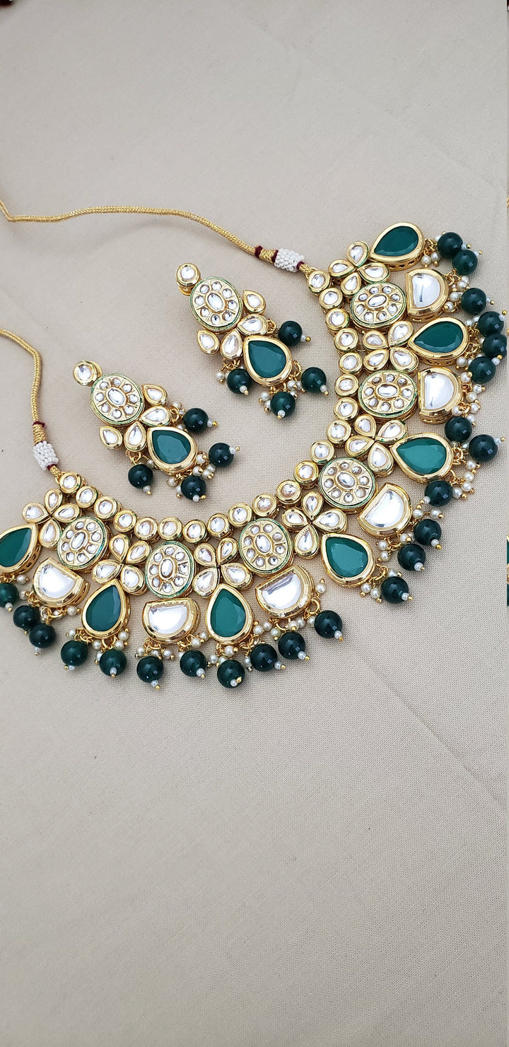 Green Kundan Necklace