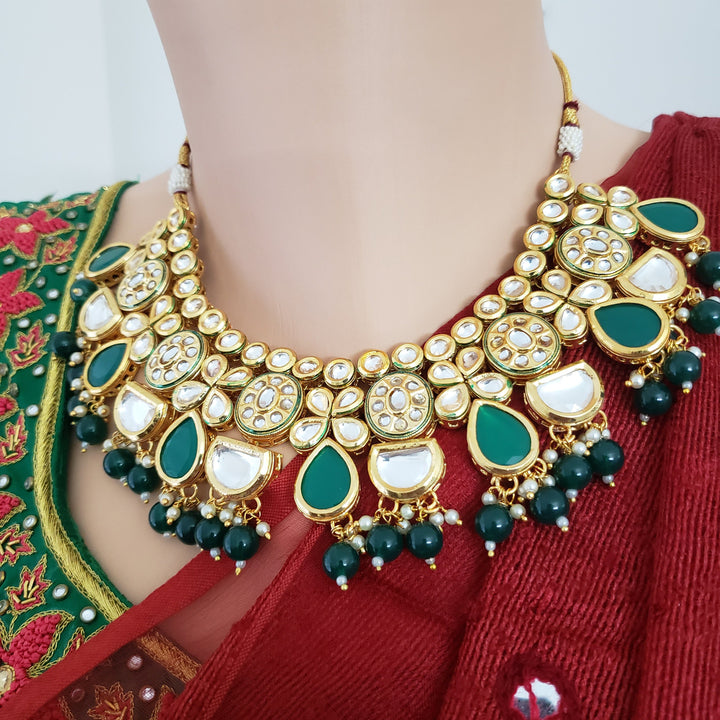 Green Kundan Necklace