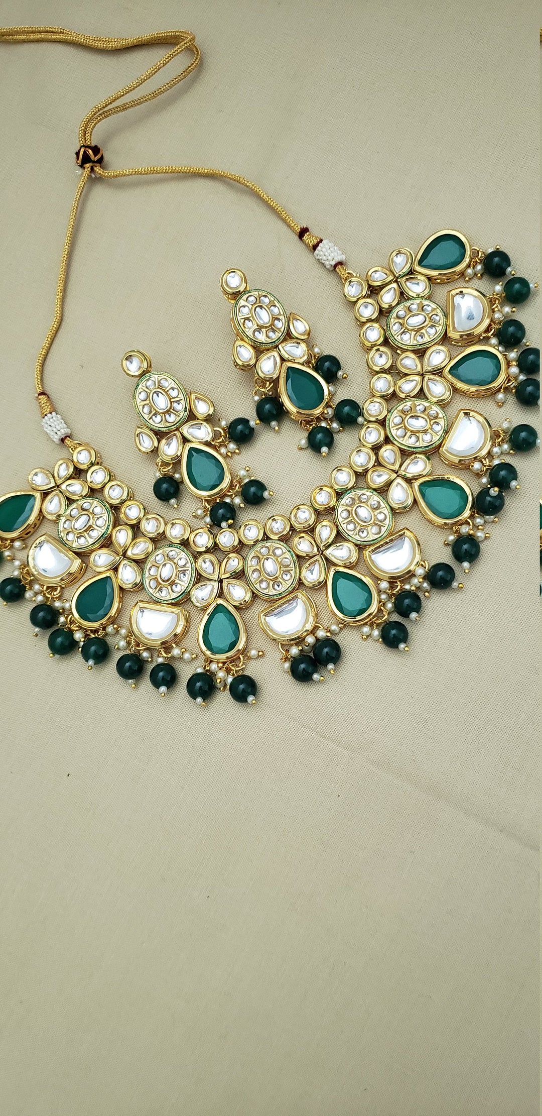 Green Kundan Necklace