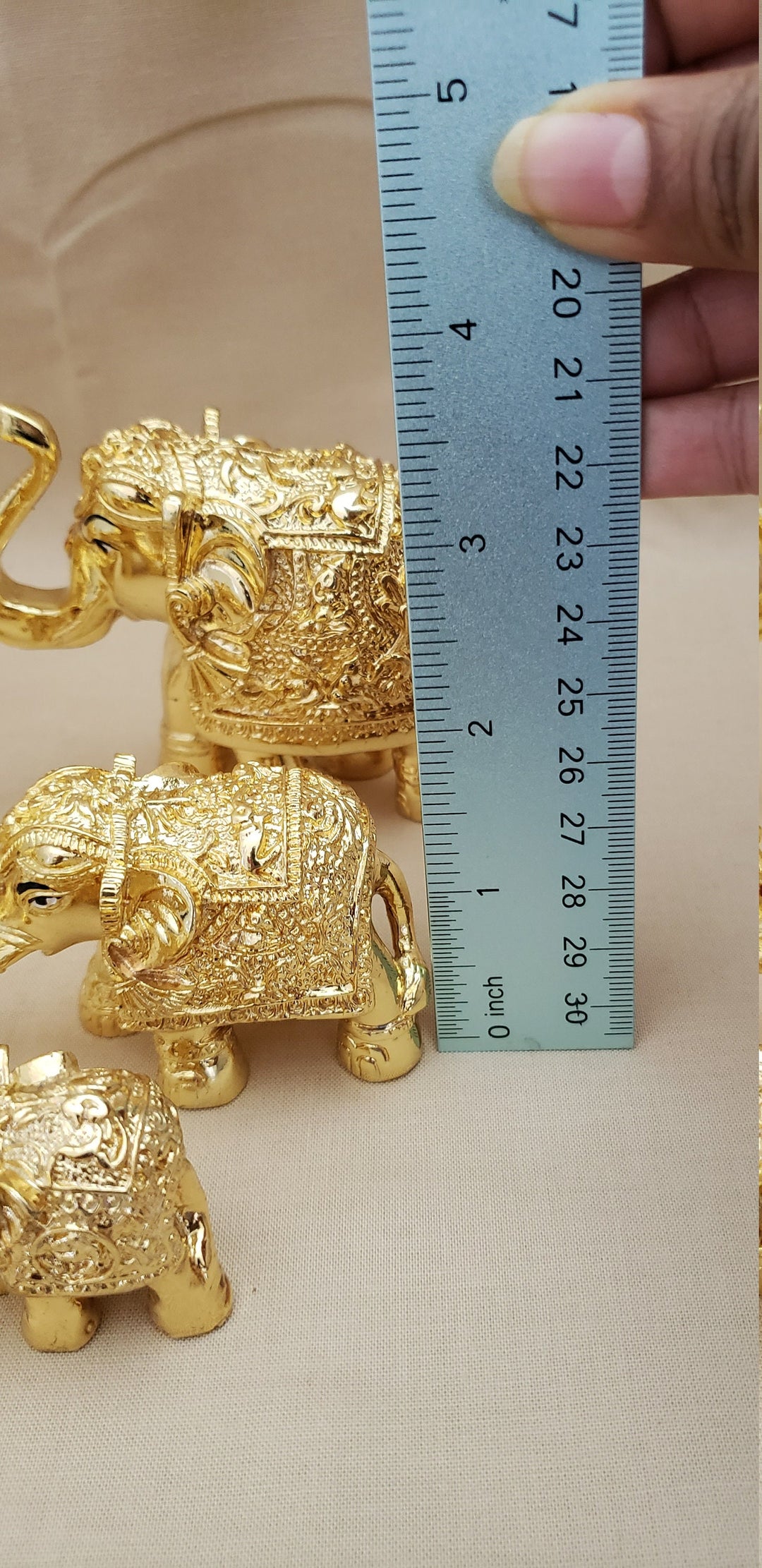 Gold covering Elephants
