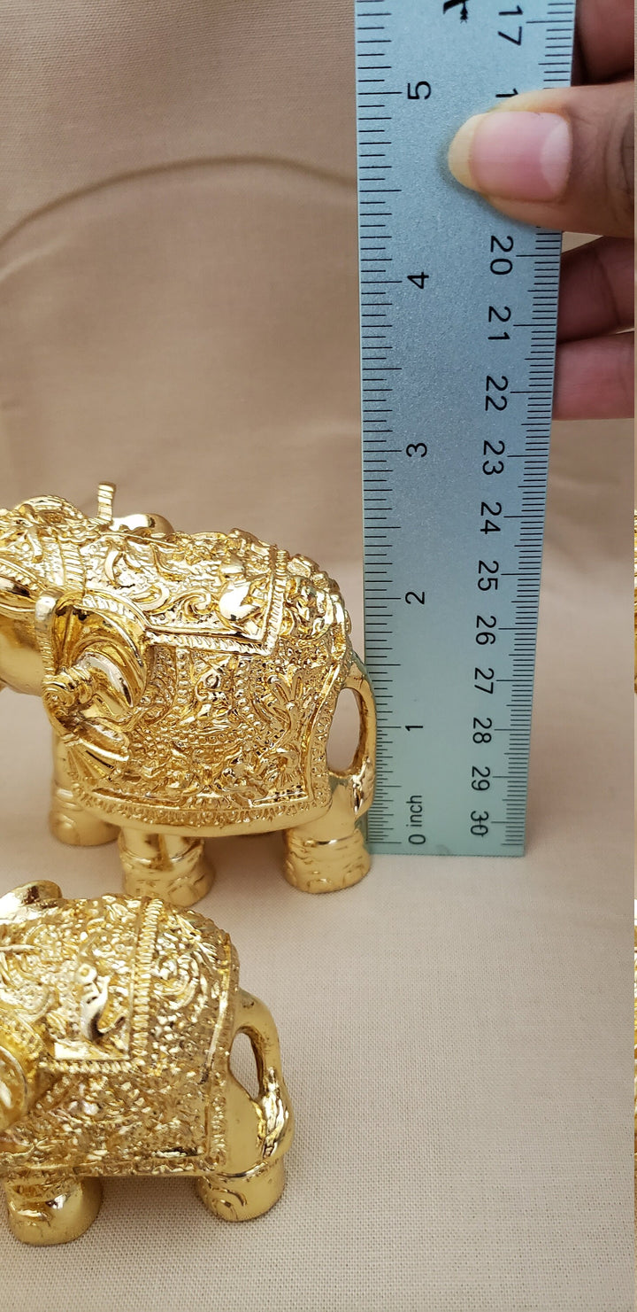 Gold covering Elephants