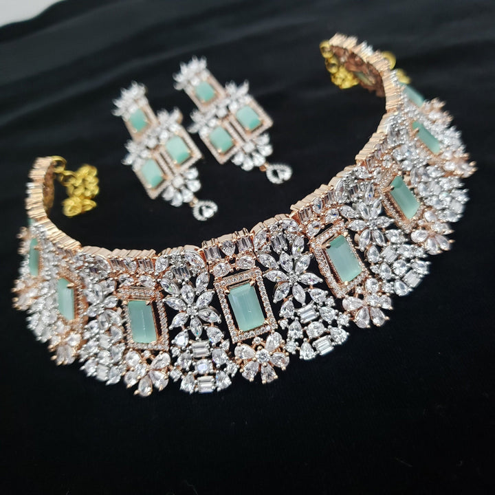 Rose Gold choker necklace