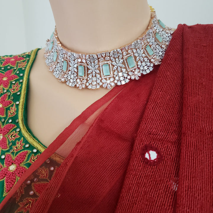 Rose Gold choker necklace