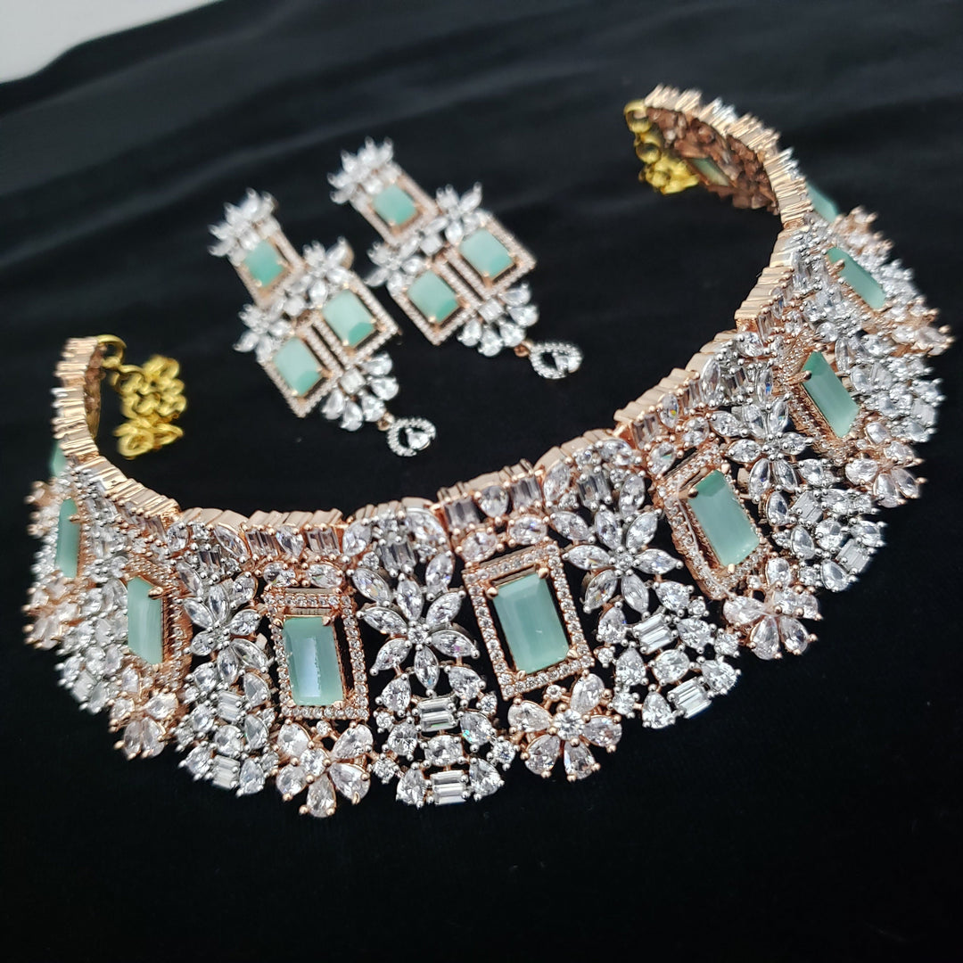 Rose Gold choker necklace