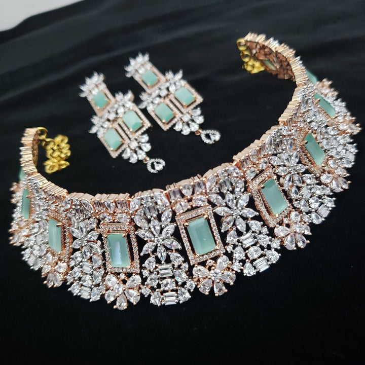 Rose Gold choker necklace