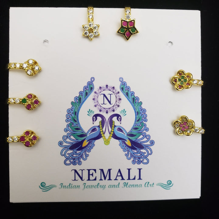 3 or 6 set Nose Ring