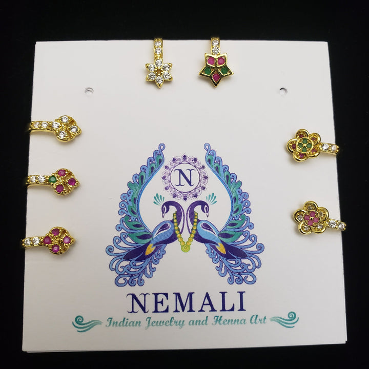 3 or 6 set Nose Ring
