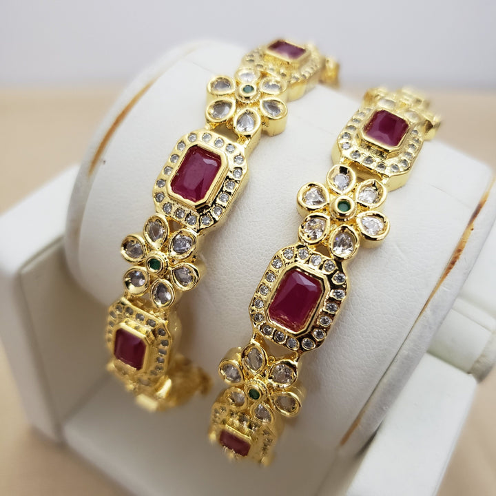 Semiprecious Ruby Bangle