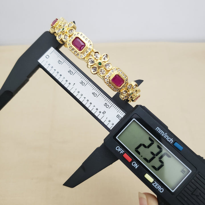 Semiprecious Ruby Bangle