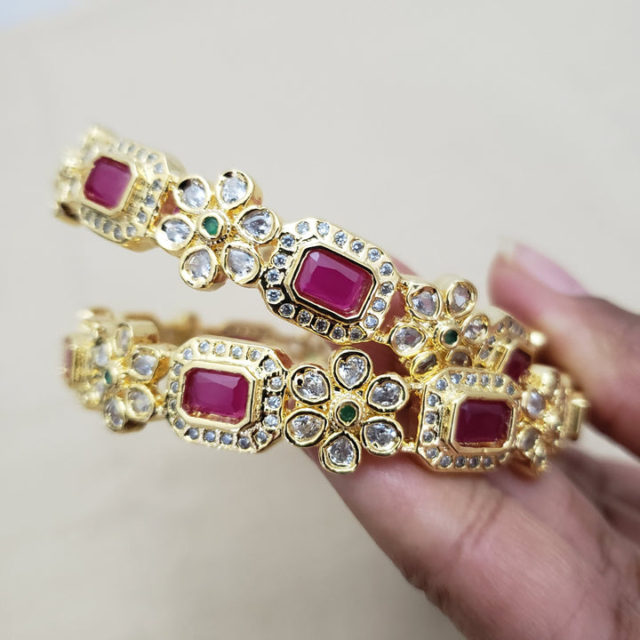 Semiprecious Ruby Bangle